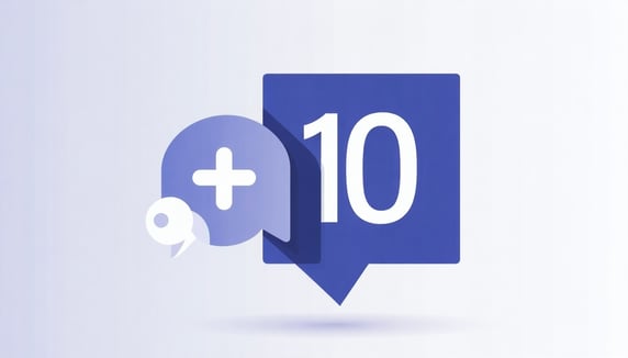 vector image that shows microsoft teams logo with number 10 overlayed-1
